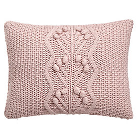 Breast Cancer charity pink bobble cushion.jpg